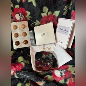 Dior Silver Compact Mirror Bundle